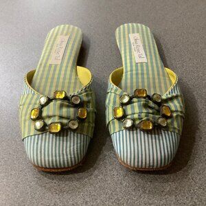 Olivia Rose Tal flat heel mule